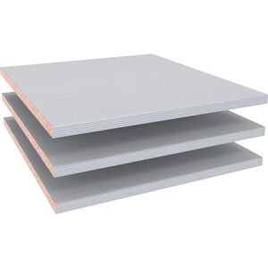 WIEMANN Einlegeboden - 3er Set, Silber, 47,5x2,2x51,5 cm - Einlegeboden WIEMANN Einlegeboden - 3er Set, Silber, 47,5x2,2x51,5 cm - Einlegeboden