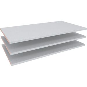 WIEMANN Einlegeböden Set - B/H/T: 96,4cm x 2,2cm x 51,5cm - Silberfarben WIEMANN Einlegeböden Set - B/H/T: 96,4cm x 2,2cm x 51,5cm - Silberfarben