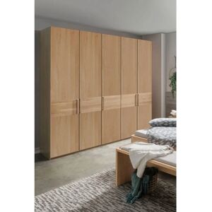 WIEMANN Kiruna Kleiderschrank - Braun (Eiche teilmassiv) - 5 Türen WIEMANN Kiruna Kleiderschrank - Braun (Eiche teilmassiv) - 5 Türen