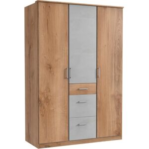 WIMEX Click Grau Kleiderschrank - 3-türig Moderner Stauraum WIMEX Click Grau Kleiderschrank - 3-türig Moderner Stauraum
