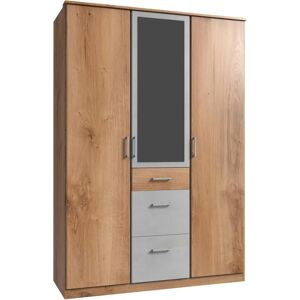 WIMEX Click Kleiderschrank - Modern, Grau, 3 Türen, Spiegel WIMEX Click Kleiderschrank - Modern, Grau, 3 Türen, Spiegel