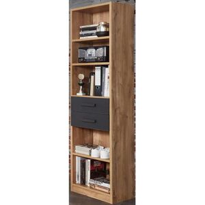 WIMEX Liverpool Boekenkast - 2 Lades, 5 Open Vakken - Gemaakt in Duitsland WIMEX Liverpool Boekenkast - 2 Lades, 5 Open Vakken - Gemaakt in Duitsland