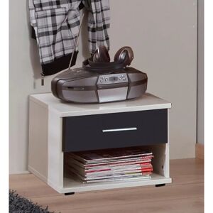 WIMEX Joker Nachttisch - 46x38x40cm, Weiß, Modern WIMEX Joker Nachttisch - 46x38x40cm, Weiß, Modern