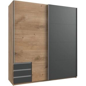 WIMEX Emden Kleiderschrank - grau - 180x198x64 cm WIMEX Emden Kleiderschrank - grau - 180x198x64 cm