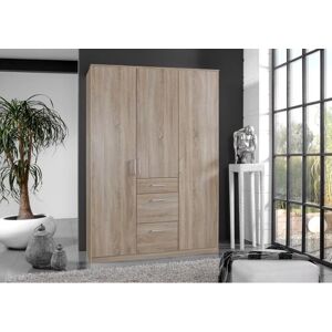 WIMEX Click Brauner 3-türiger Kleiderschrank - Schrank WIMEX Click Brauner 3-türiger Kleiderschrank - Schrank