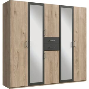 WIMEX Diver Kleiderschrank - Spiegel, Regale & Schubladen - 225cm WIMEX Diver Kleiderschrank - Spiegel, Regale & Schubladen - 225cm