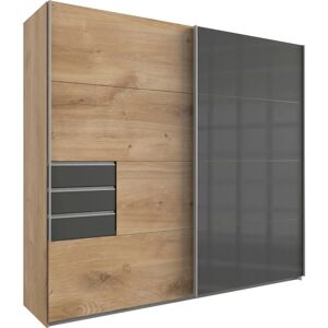 WIMEX Saigon szekrény - Modern, Szürke, Üveg, 225x208x64cm WIMEX Saigon szekrény - Modern, Szürke, Üveg, 225x208x64cm