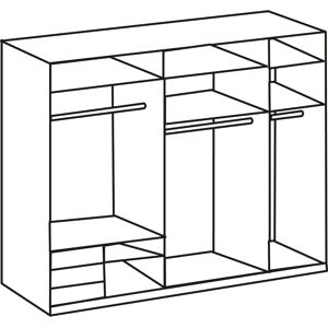 WIMEX Level Moderner Kleiderschrank - 250x236x65cm WIMEX Level Moderner Kleiderschrank - 250x236x65cm