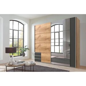 WIMEX Emden Moderner Schwebetürenschrank mit Spiegel - Kleiderschrank WIMEX Emden Moderner Schwebetürenschrank mit Spiegel - Kleiderschrank