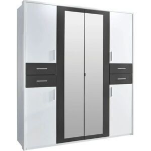 Wimex Vegas Kleiderschrank - 6-tür, mit Spiegel, 183x58x210cm Wimex Vegas Kleiderschrank - 6-tür, mit Spiegel, 183x58x210cm