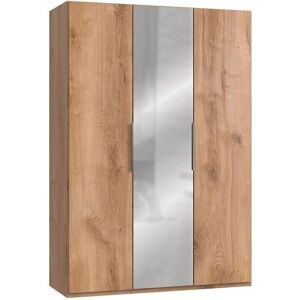 WIMEX Level Kleiderschrank - 3-Tür Spiegeltür Braun WIMEX Level Kleiderschrank - 3-Tür Spiegeltür Braun