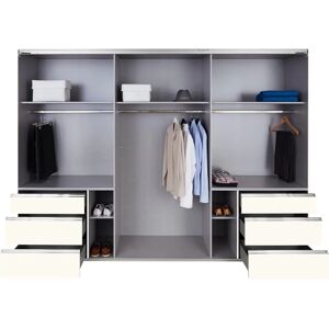 Wimex Level Schwebetürenschrank - 3-türig, weiß, 216cm hoch Wimex Level Schwebetürenschrank - 3-türig, weiß, 216cm hoch
