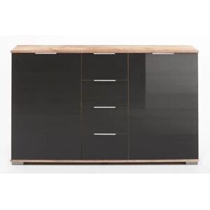 WIMEX Easy Sideboard - 2 Türen, 4 Schubladen, Glastüren WIMEX Easy Sideboard - 2 Türen, 4 Schubladen, Glastüren