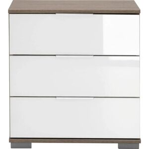 WIMEX Easy Braune Nachttisch mit Glastür - Nachttisch WIMEX Easy Braune Nachttisch mit Glastür - Nachttisch