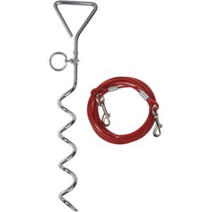 Cartrend Caravan 10195 Tent Stake with Steel Cable - Camping Stake Cartrend Caravan 10195 Tent Stake with Steel Cable - Camping Stake