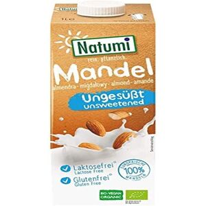 NATUMI Bio zuckerfreier Mandelgetränk - Vegan 1000ml NATUMI Bio zuckerfreier Mandelgetränk - Vegan 1000ml