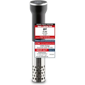 Caso 1310 SV400 Bâton Sous Vide - Compact, 25-90°C, IPX7 - Publicité Caso 1310 SV400 Bâton Sous Vide - Compact, 25-90°C, IPX7 - Publicité