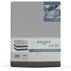 SETEX Fitted Sheet - Silber - 160x200cm - Standard Mattress SETEX Fitted Sheet - Silber - 160x200cm - Standard Mattress