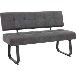 HELA LUISE I - Sitzbank - Microfaser - Schwarz - 140cm HELA LUISE I - Sitzbank - Microfaser - Schwarz - 140cm
