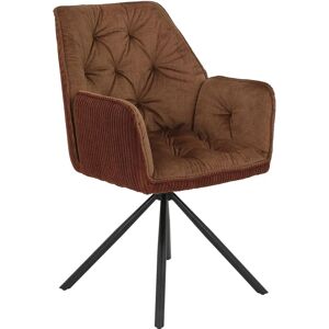 Hela Inge I draaistoel - Microfibre & Cord bekleding Hela Inge I draaistoel - Microfibre & Cord bekleding