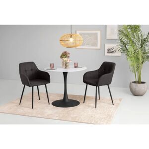Hela MOSEL Rund Esstisch - Microfaser, 90x90 cm Hela MOSEL Rund Esstisch - Microfaser, 90x90 cm