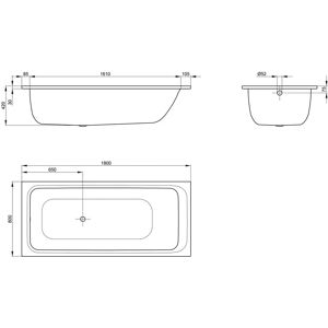 Bette Select Rechteck-Badewanne Bette Select Rechteck-Badewanne
