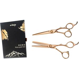 e-kwip Kuro Rose Gold Set - Set of scissors e-kwip Kuro Rose Gold Set - Set of scissors