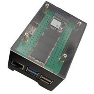 Radxa RockPi Gehäuse - Aluminium - Schwarz - SBC-Gehäuse Radxa RockPi Gehäuse - Aluminium - Schwarz - SBC-Gehäuse