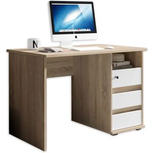 BEGA OFFICE Primus 1 Schreibtisch - Weiß, 110x65cm, 3 Schubladen BEGA OFFICE Primus 1 Schreibtisch - Weiß, 110x65cm, 3 Schubladen