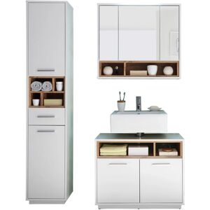 BALCULINA - Mila - weiß - 118x190x40 cm - Badmöbel-Set BALCULINA - Mila - weiß - 118x190x40 cm - Badmöbel-Set