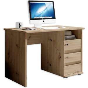 BEGA OFFICE Primus 1 Schreibtisch - Mit abschließbaren Schubladen - 110x65cm - Braun BEGA OFFICE Primus 1 Schreibtisch - Mit abschließbaren Schubladen - 110x65cm - Braun