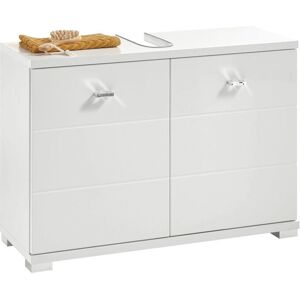 Balculina Weiß 80x57x31 Hochglanz Waschbeckenunterschrank Balculina Weiß 80x57x31 Hochglanz Waschbeckenunterschrank
