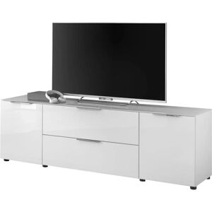 HBZ Santorin TV Möbel - 180x55x40 cm - Weiß - Lowboard HBZ Santorin TV Möbel - 180x55x40 cm - Weiß - Lowboard