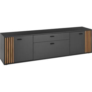 HBZ Dublin TV-Schrank - Anthrazit / Eiche - 180cm breit - Sideboard HBZ Dublin TV-Schrank - Anthrazit / Eiche - 180cm breit - Sideboard