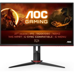 AOC 27G2SP/BK LED display - 27 inch, 165Hz, Full HD, Black, Red AOC 27G2SP/BK LED display - 27 inch, 165Hz, Full HD, Black, Red