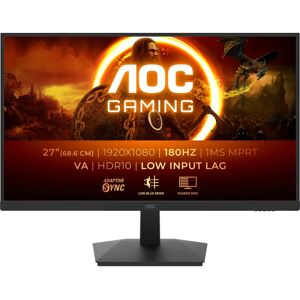 Monitor Gaming AOC G1 27G15N2 - 27 pulgadas Full HD, 180Hz, 1ms, Negro Monitor Gaming AOC G1 27G15N2 - 27 pulgadas Full HD, 180Hz, 1ms, Negro