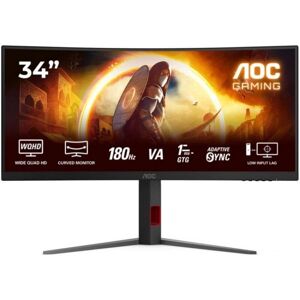 AOC G4 CU34G4 34-inch Curved Ultrawide Gaming Monitor - Black, Red AOC G4 CU34G4 34-inch Curved Ultrawide Gaming Monitor - Black, Red