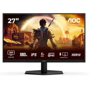 AOC G4 Q27G42XE Monitor - 27-inch QHD, 180Hz, 1ms, HDR10, Speakers AOC G4 Q27G42XE Monitor - 27-inch QHD, 180Hz, 1ms, HDR10, Speakers