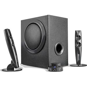 Système de haut-parleurs Bluetooth Wavemaster Stax - Noir - 2.1 Canaux - 46W Système de haut-parleurs Bluetooth Wavemaster Stax - Noir - 2.1 Canaux - 46W