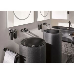 Herzbach Design iX PVD Wandarmatur - 160mm, Schwarzstahl Herzbach Design iX PVD Wandarmatur - 160mm, Schwarzstahl