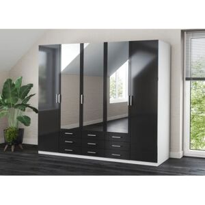 Priess Amsterdam Kleiderschrank - Modern 5-Tür mit LED Priess Amsterdam Kleiderschrank - Modern 5-Tür mit LED