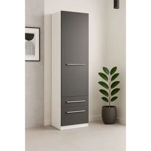 PRIESS - Barcelona - schwarz/weiß - 48x193x36 - Kleiderschrank PRIESS - Barcelona - schwarz/weiß - 48x193x36 - Kleiderschrank