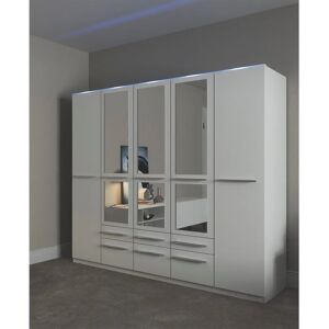 Priess Barcelona Kleiderschrank - Metall-Schrank mit Beleuchtung Priess Barcelona Kleiderschrank - Metall-Schrank mit Beleuchtung
