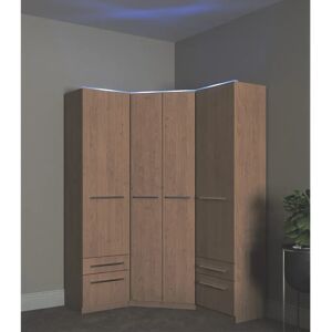 PRIESS Barcelona Kleiderschrank - Einstellbare Beleuchtung, Klassisches Design PRIESS Barcelona Kleiderschrank - Einstellbare Beleuchtung, Klassisches Design