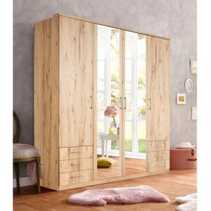 Priess Husum Kleiderschrank - 4-türig, Beige, 185x196x57 cm Priess Husum Kleiderschrank - 4-türig, Beige, 185x196x57 cm