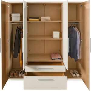 PRIESS Weißer Kleiderschrank 185x54x195cm - Schrank PRIESS Weißer Kleiderschrank 185x54x195cm - Schrank