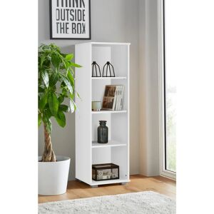 PRIESS Regal 41x135x38cm - Weiß - Bücherregal PRIESS Regal 41x135x38cm - Weiß - Bücherregal
