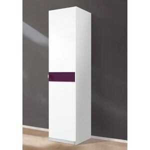 Priess Madrid Kleiderschrank - Glastüren - 48x54x193 cm Priess Madrid Kleiderschrank - Glastüren - 48x54x193 cm