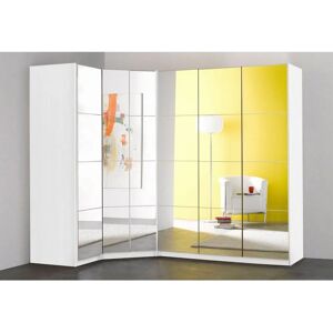 PRIESS Malaga Eckkleiderschrank - Erweiterbar, Weiß, 193cm H PRIESS Malaga Eckkleiderschrank - Erweiterbar, Weiß, 193cm H
