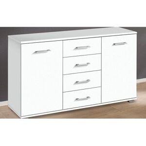 Priess Weiße Sideboard - Pisa Serie - 4 Schubladen & 2 Türen Priess Weiße Sideboard - Pisa Serie - 4 Schubladen & 2 Türen